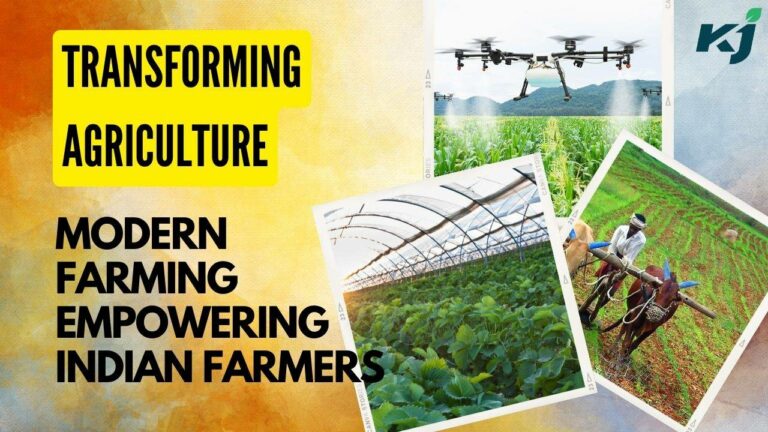 How modern farming practices are empowering Indian farmers.  Transforming agriculture