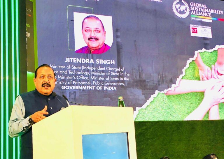 India commits to achieve net zero emissions by 2070, says Dr Jitendra Singh