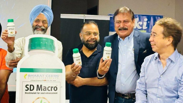 Bharat Certes Agriscience Limited (BCA) has launched a seed treatment product, SD Macro.