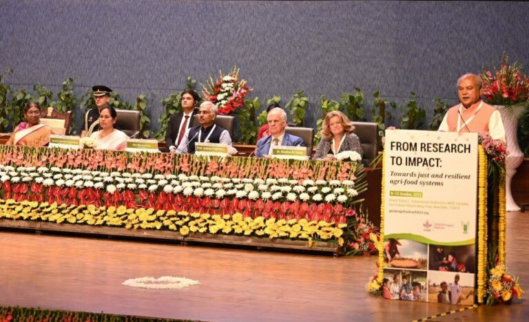 Equity in agri-food systems is critical to poverty reduction and women’s health, says Narendra Singh Tomar