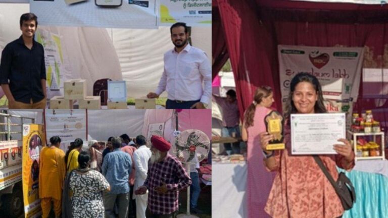 PAU startups won two awards at the CIPHET Kisan Mela.