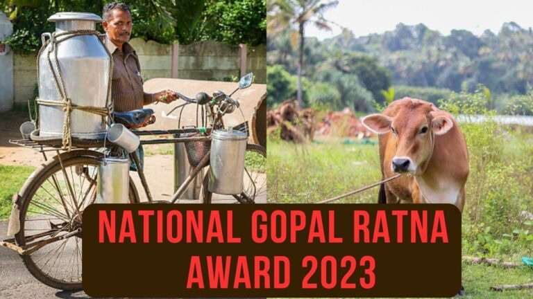 The National Gopal Ratna Award 2023 will be conferred on the occasion of National Milk Day.